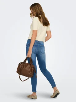 ONLMILA Høy midje Skinny Fit Ankellengde Jeans