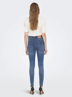ONLMILA Høy midje Skinny Fit Ankellengde Jeans