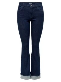 ONLMILA Middels høy midje Flared Fit Jeans