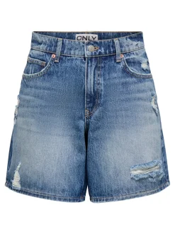 ONLMILTON Middels høy midje Regular Fit Denimshorts