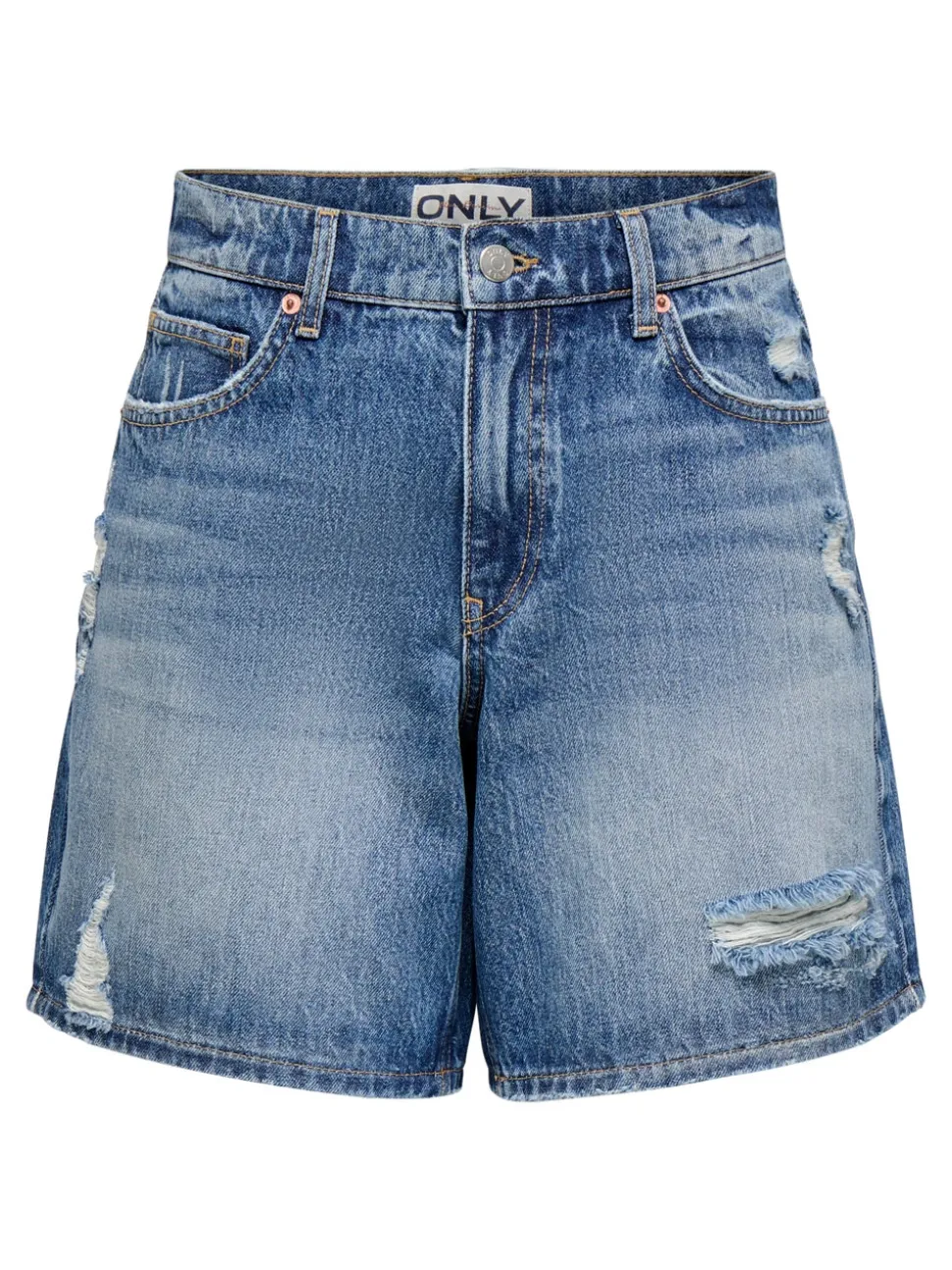 ONLMILTON Middels høy midje Regular Fit Denimshorts