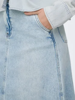 ONLMINDY Denim Denimskjørt Langt skjørt