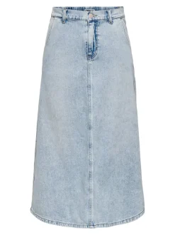 ONLMINDY Denim Denimskjørt Langt skjørt