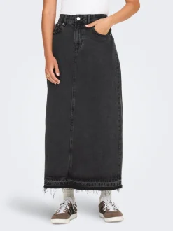ONLNELIA Denim Denimskjørt Langt skjørt