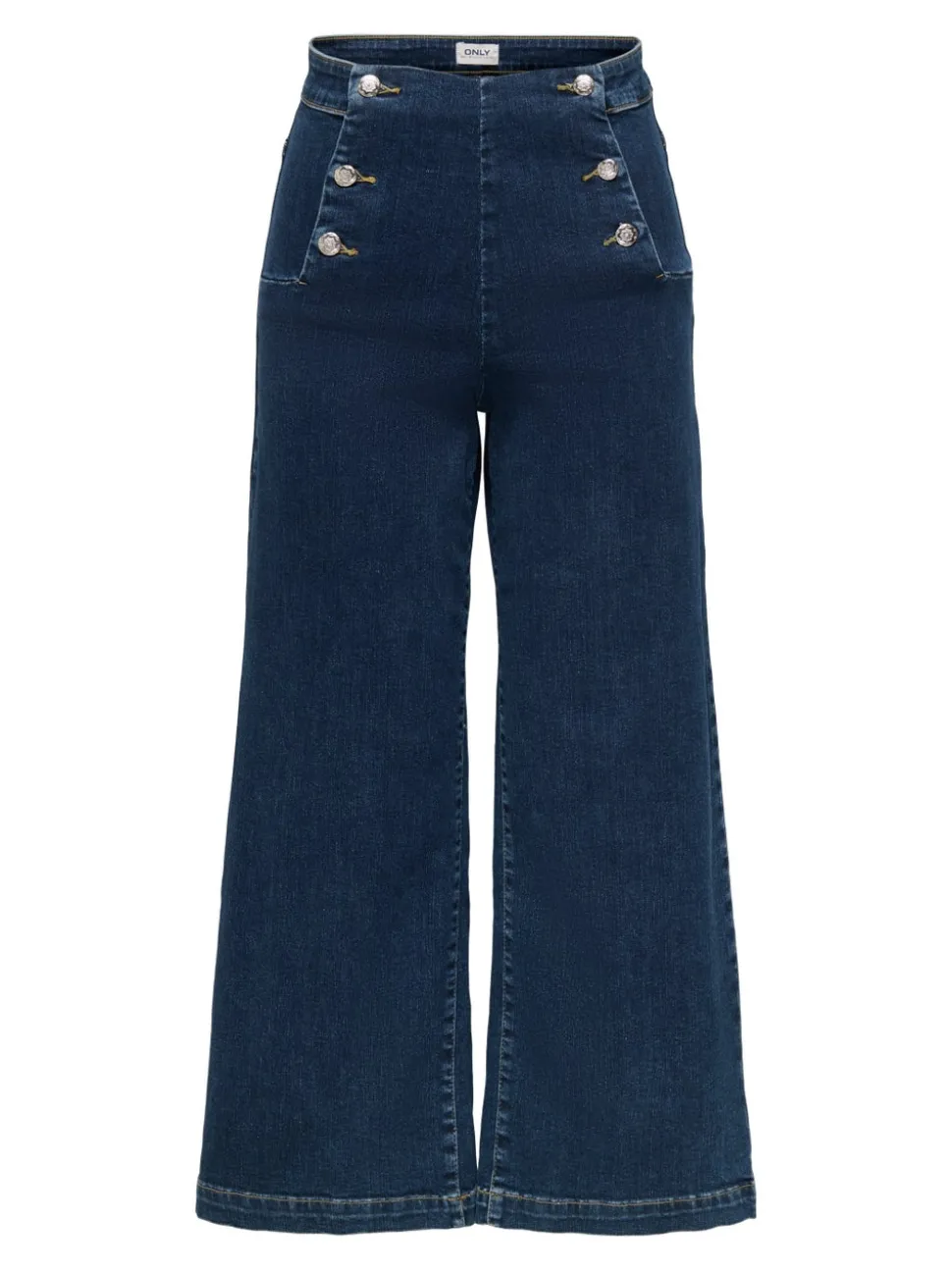 ONLNEW Høy midje Bred passform - beskåret Cropped Jeans