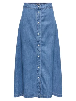ONLNOEMI Denimskjørt Midiskjørt