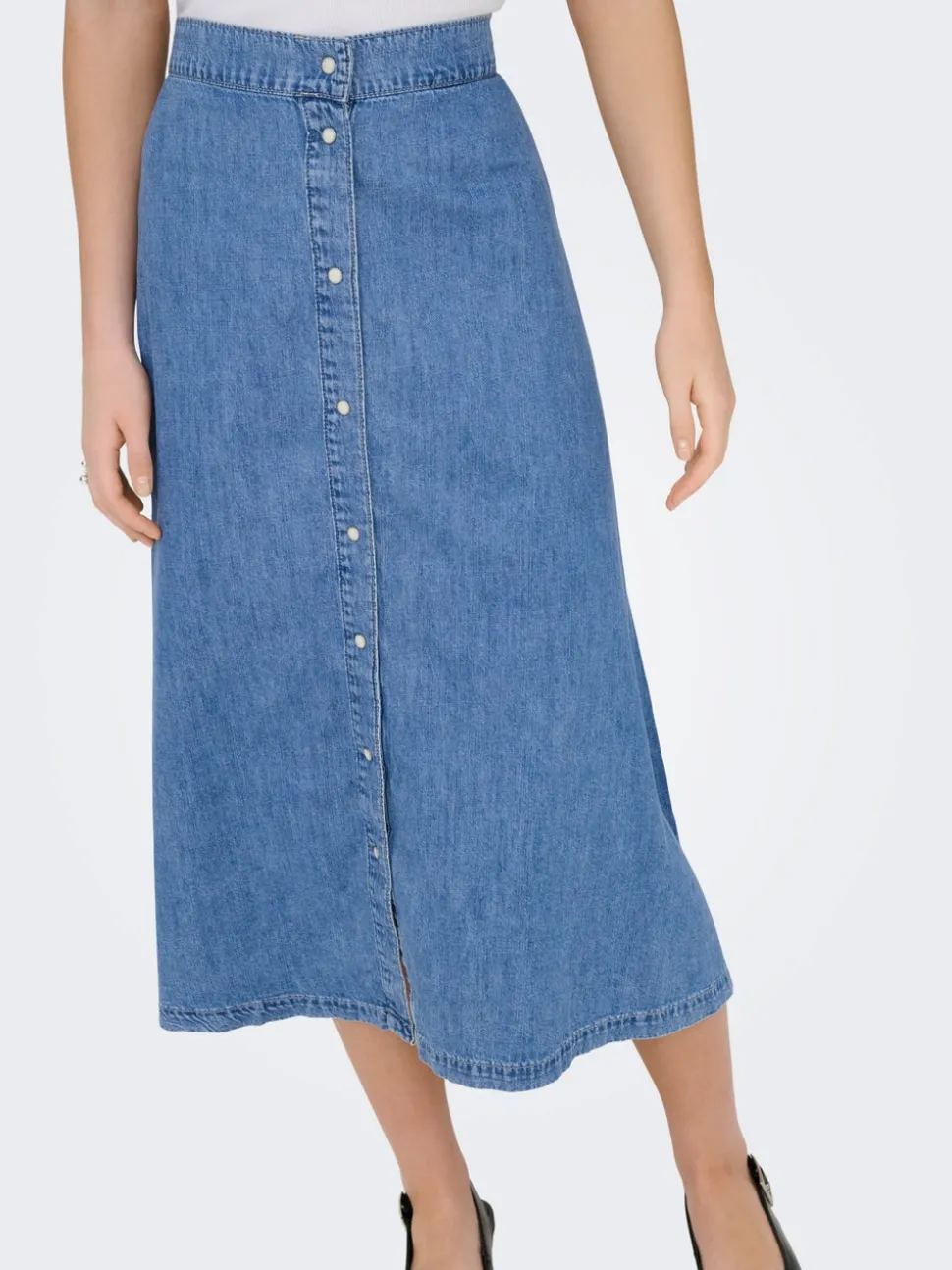 ONLNOEMI Denimskjørt Midiskjørt