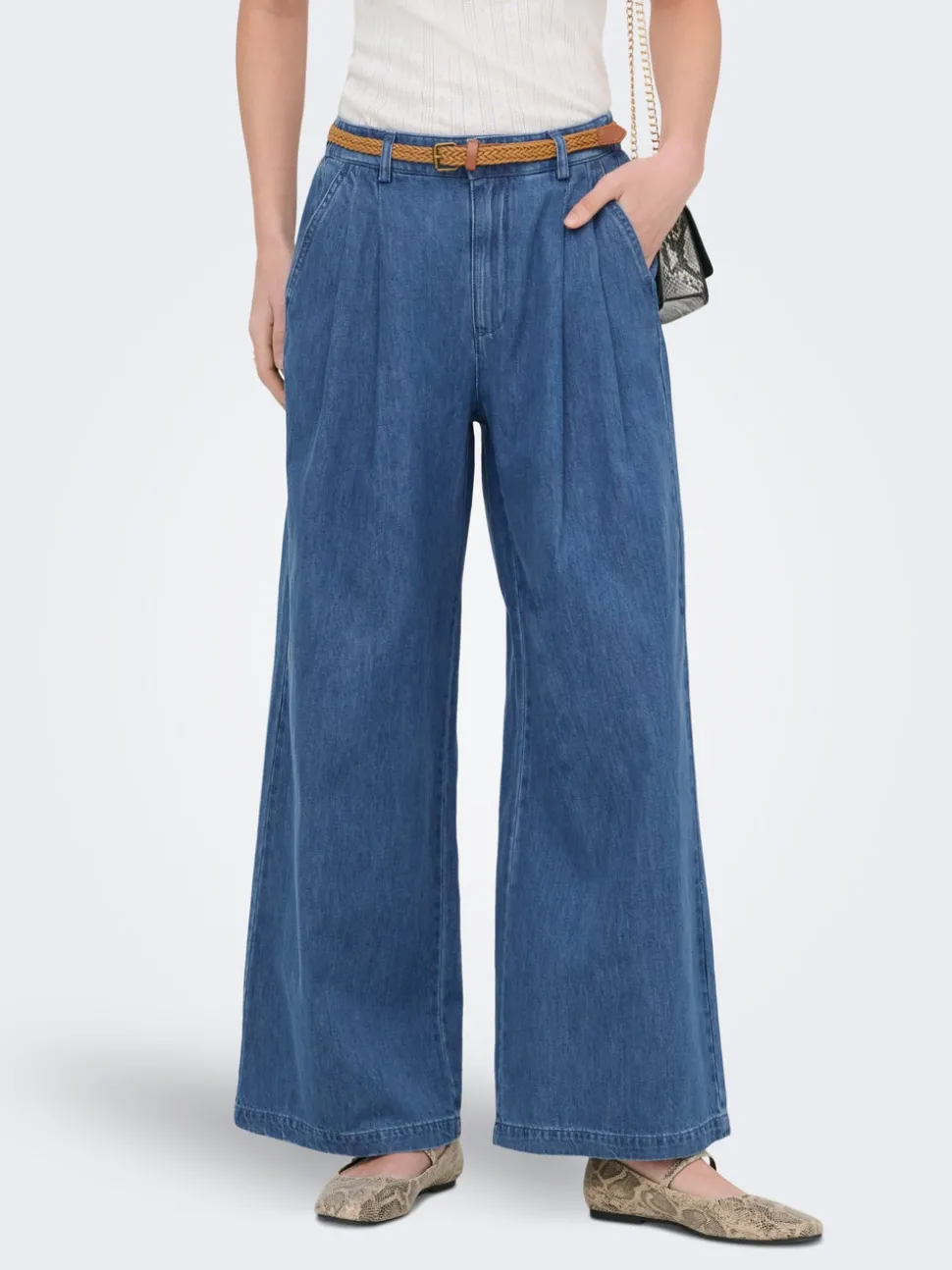ONLNORRIE Høy midje Wide Leg Fit Jeans