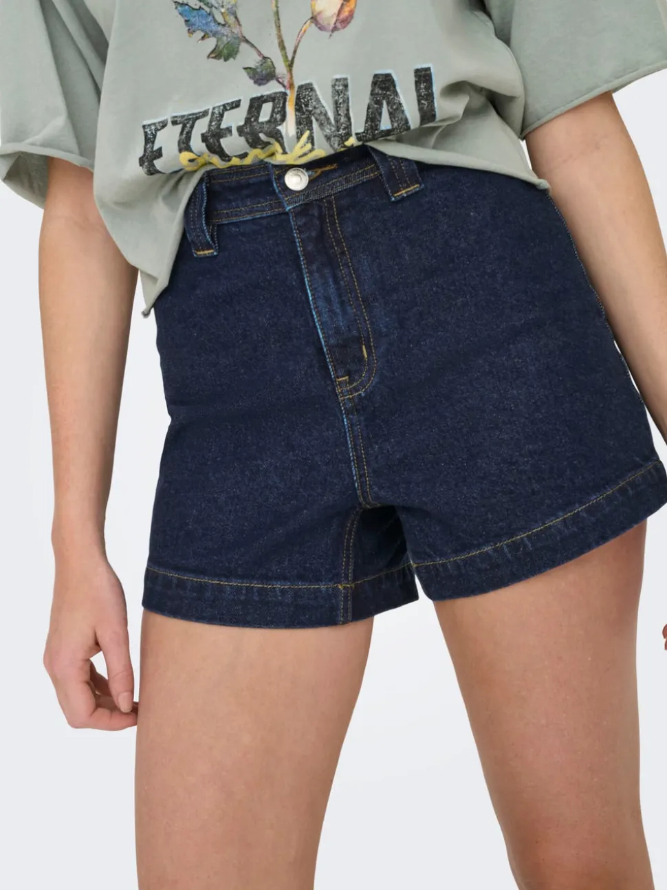ONLPARIS Høy midje Regular Fit Denimshorts