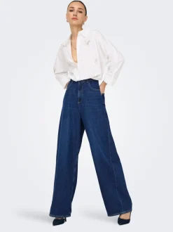 ONLPAULINA Høy midje Baggy Fit Jeans