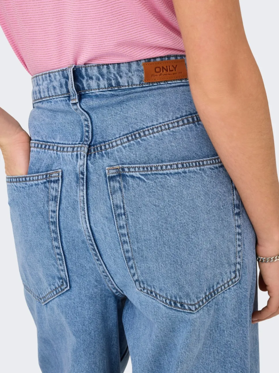 ONLPAULINA Høy midje Baggy Fit Jeans