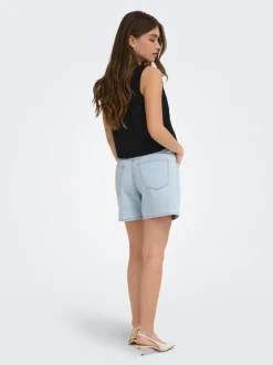 ONLPHINE Høy midje Regular Fit Denimshorts