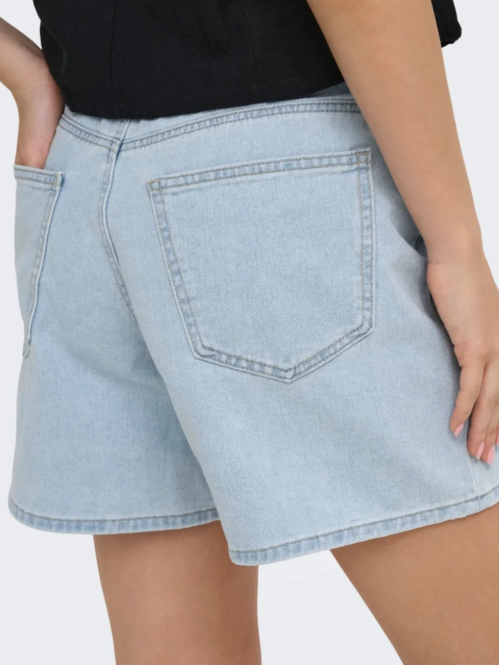 ONLPHINE Høy midje Regular Fit Denimshorts