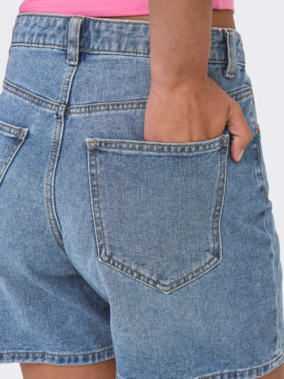 ONLPHINE Høy midje Regular Fit Denimshorts