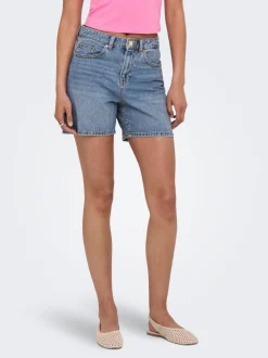ONLPHINE Høy midje Regular Fit Denimshorts
