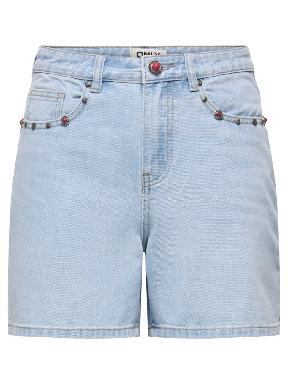 ONLPHINE Middels høy midje Regular Fit Denimshorts