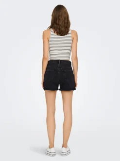 ONLPHINE Normal midje Regular Fit Denimshorts