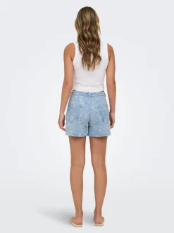 ONLPHINE-AUDE Høy midje Regular Fit Denimshorts