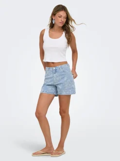 ONLPHINE-AUDE Høy midje Regular Fit Denimshorts