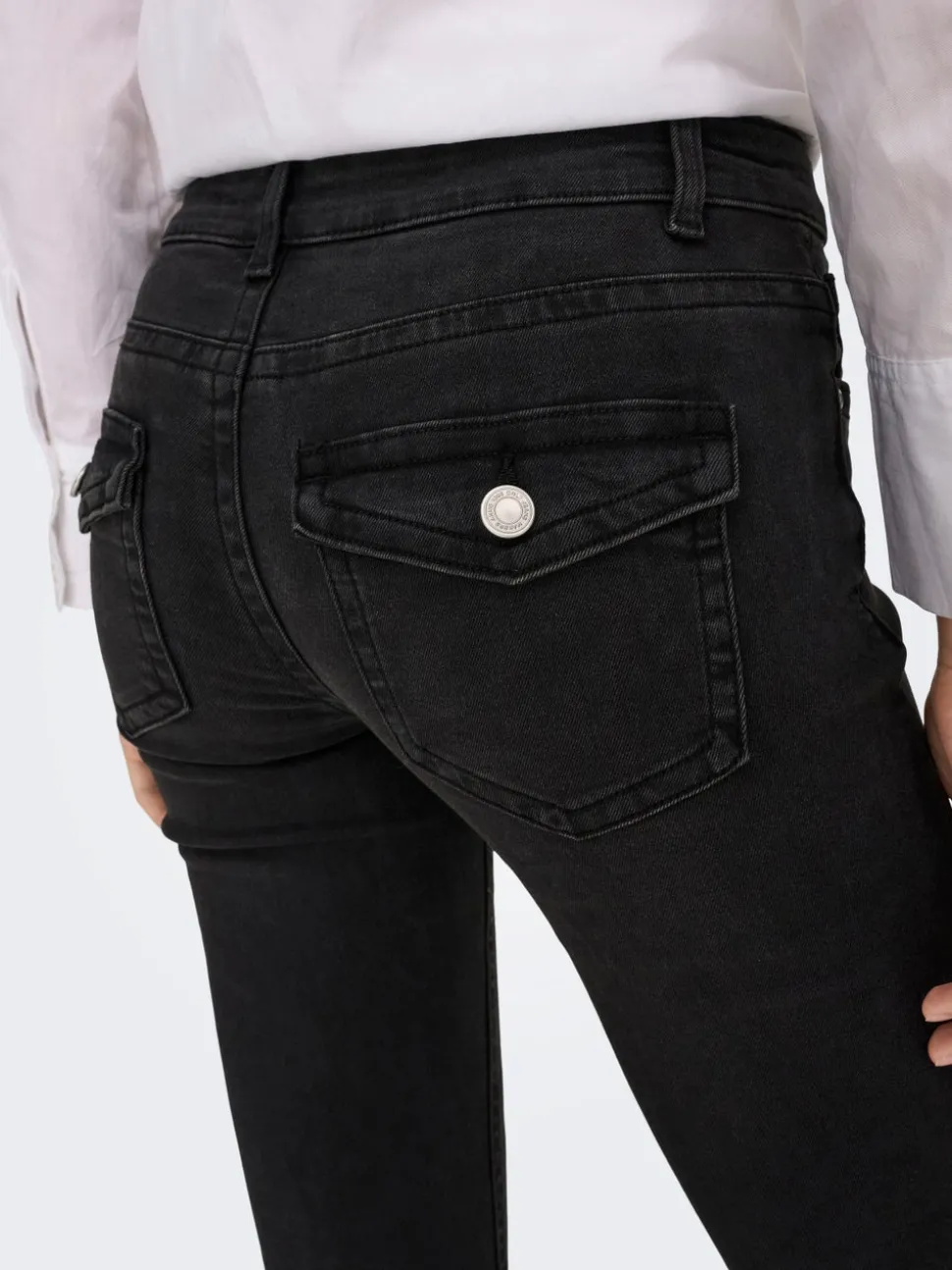 ONLPHOEBE Lav midje Flared Fit Jeans