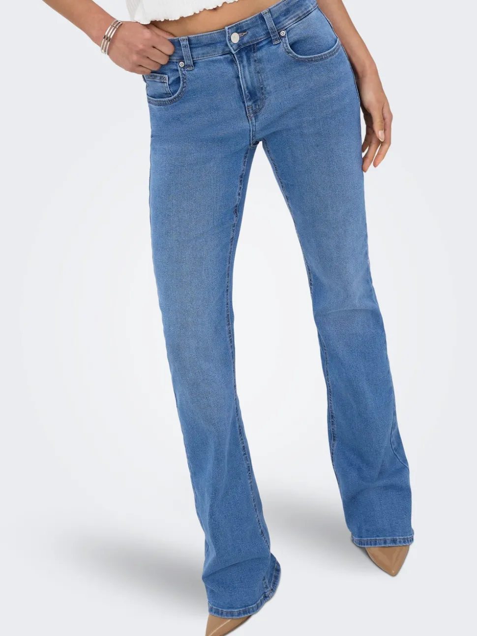 ONLPHOEBE Lav midje Flared Fit Jeans