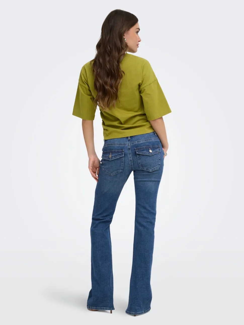 ONLPHOEBE Lav midje Flared Fit Jeans