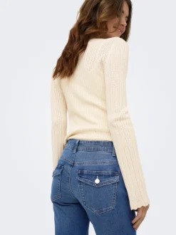 ONLPHOEBE Lav midje Flared Fit Jeans