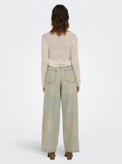 ONLPIPER-SONIC Høy midje Wide Leg Fit Jeans