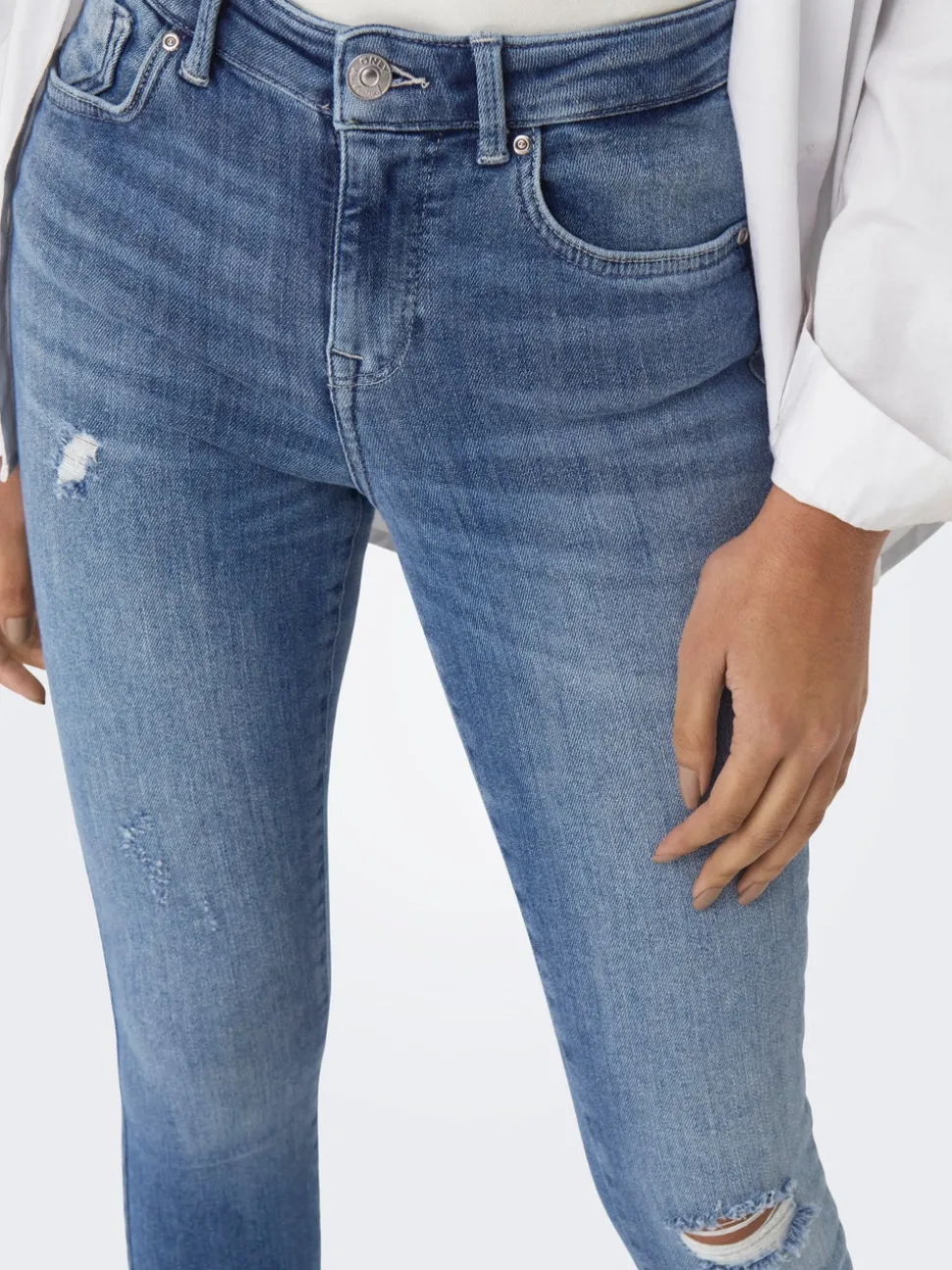 ONLPOWER Middels høy midje Skinny Fit Jeans