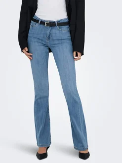 ONLPOWER Middels høy midje Flared Fit Jeans