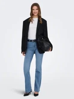 ONLPOWER Middels høy midje Flared Fit Jeans