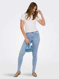 ONLPOWER Middels høy midje Skinny Fit Jeans