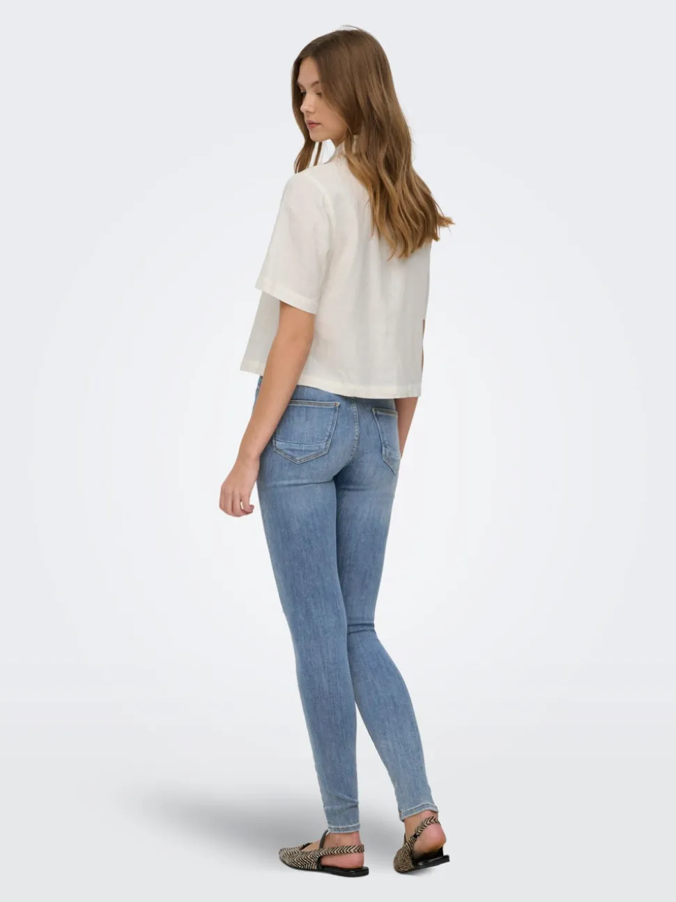 ONLPOWER Middels høy midje Skinny Fit Ankellengde Jeans