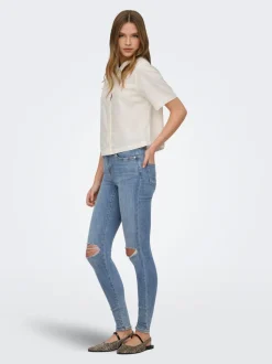 ONLPOWER Middels høy midje Skinny Fit Ankellengde Jeans