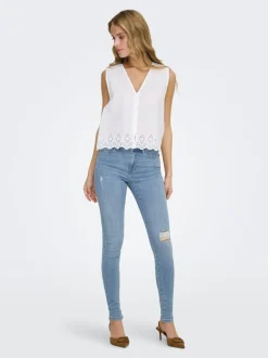 ONLPOWER Middels høy midje Skinny Fit Jeans