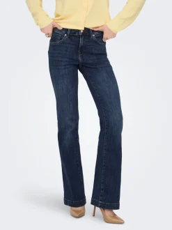 ONLPOWER Middels høy midje Flared Fit Jeans
