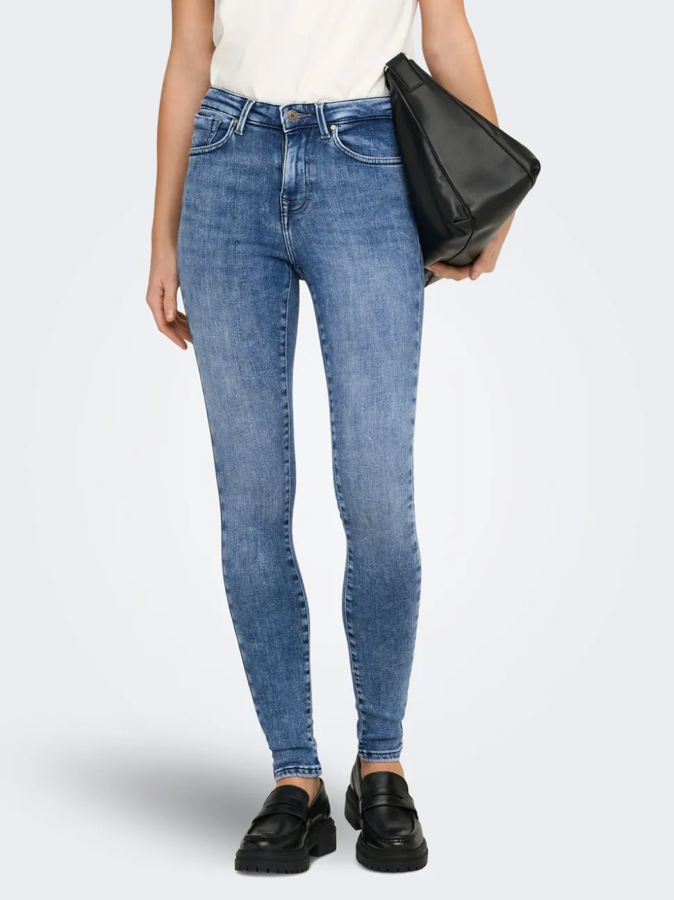 ONLPOWER Middels høy midje Skinny Fit Jeans