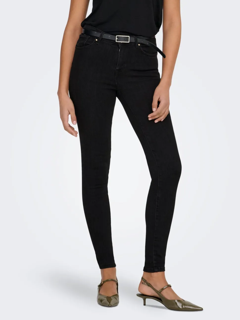 ONLPOWER Middels høy midje Skinny Fit Jeans