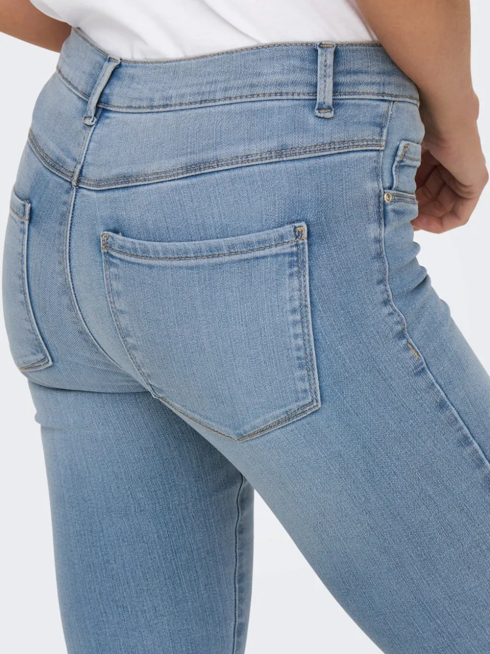 ONLRAIN Middels høy midje Skinny Fit Jeans