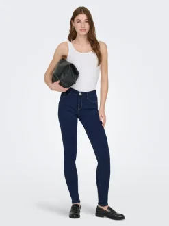 ONLRAIN Middels høy midje Skinny Fit Jeans