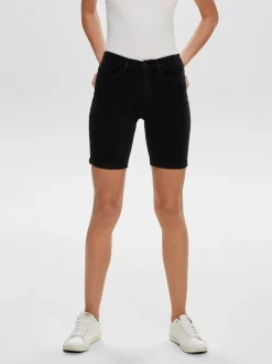 ONLRAIN Middels høy midje Bodycon Fit Denimshorts