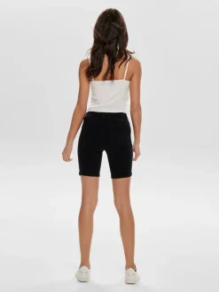 ONLRAIN Middels høy midje Bodycon Fit Denimshorts
