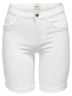 ONLRAIN Middels høy midje Bodycon Fit Denimshorts