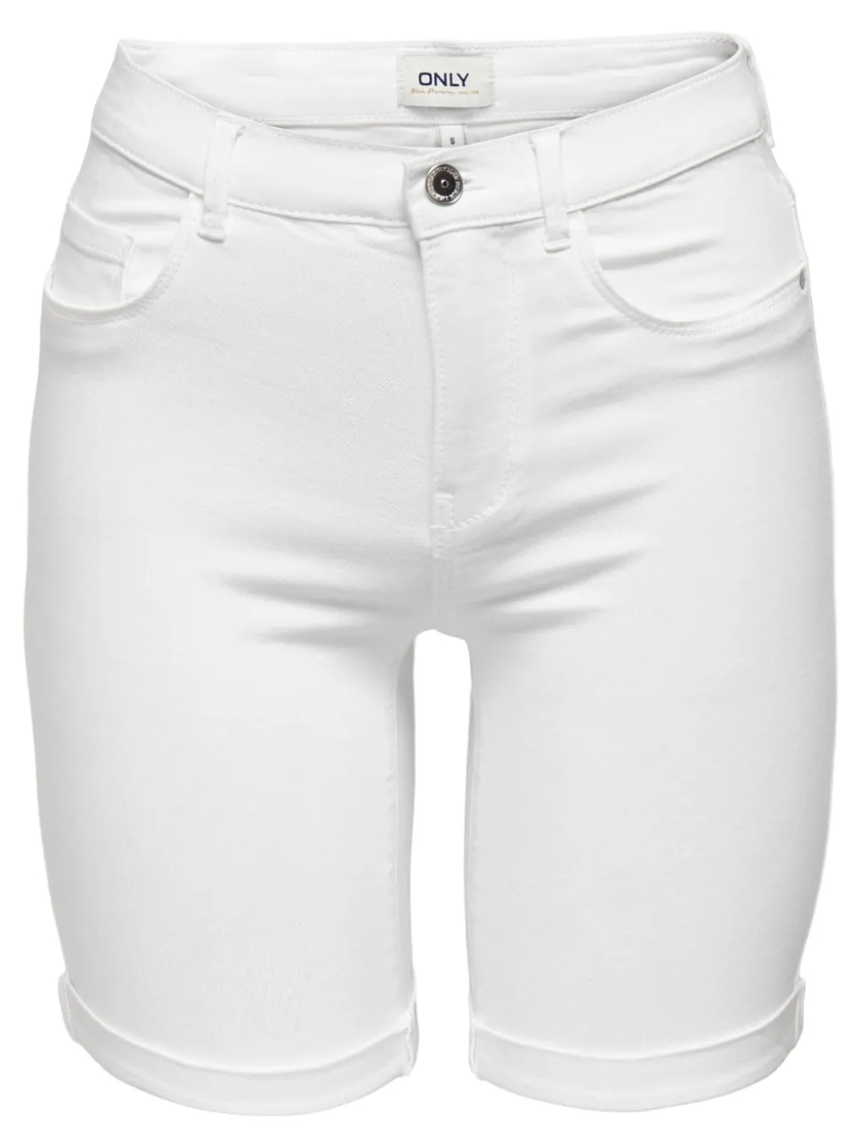 ONLRAIN Middels høy midje Bodycon Fit Denimshorts