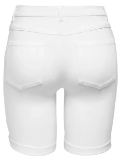 ONLRAIN Middels høy midje Bodycon Fit Denimshorts