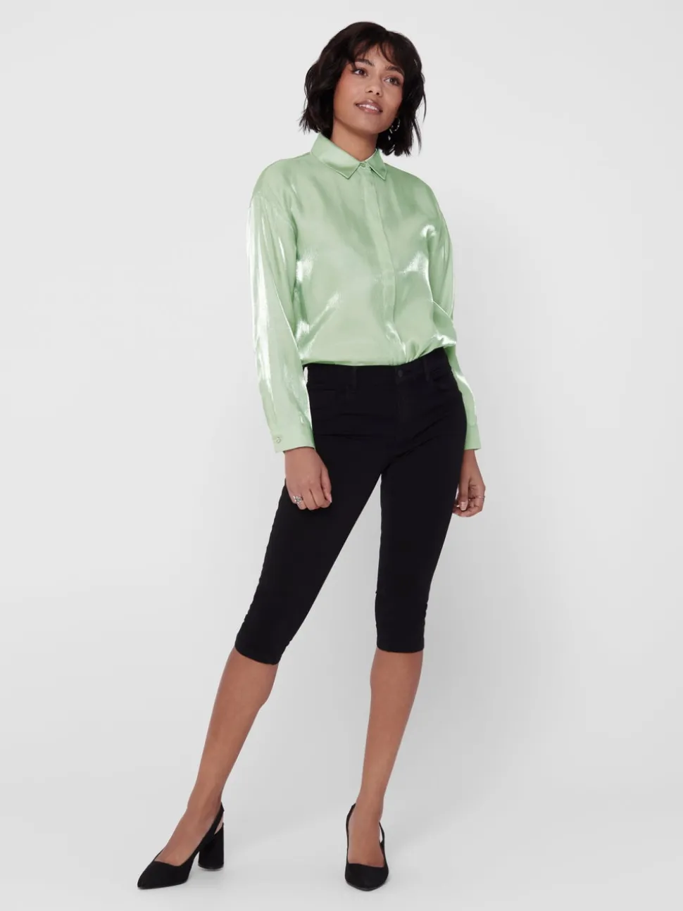 ONLRAIN Normal midje Skinny Fit Denimshorts