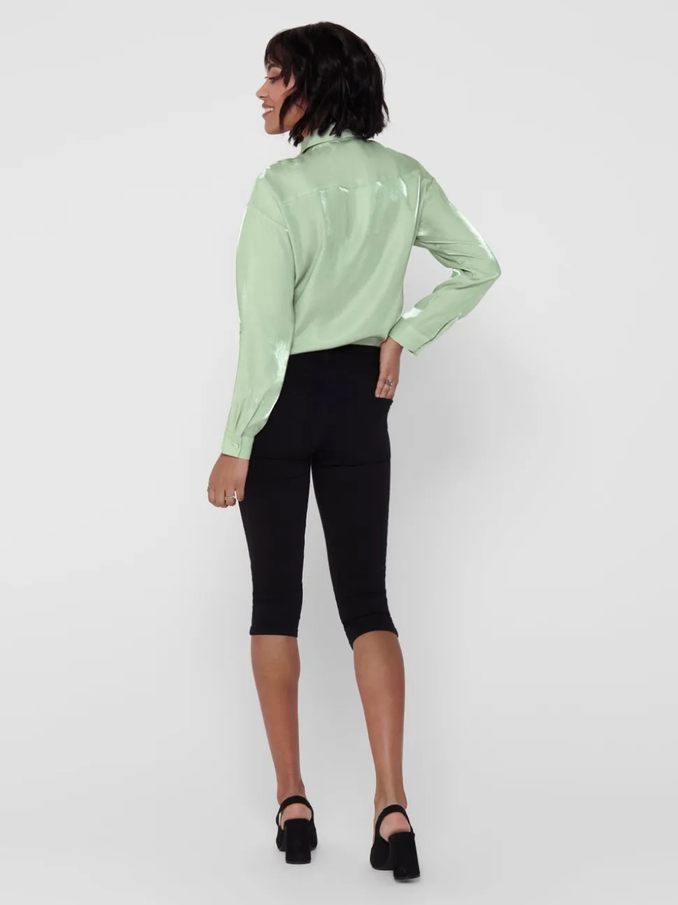 ONLRAIN Normal midje Skinny Fit Denimshorts
