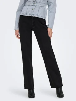 ONLRILEY Høy midje Straight Fit Jeans