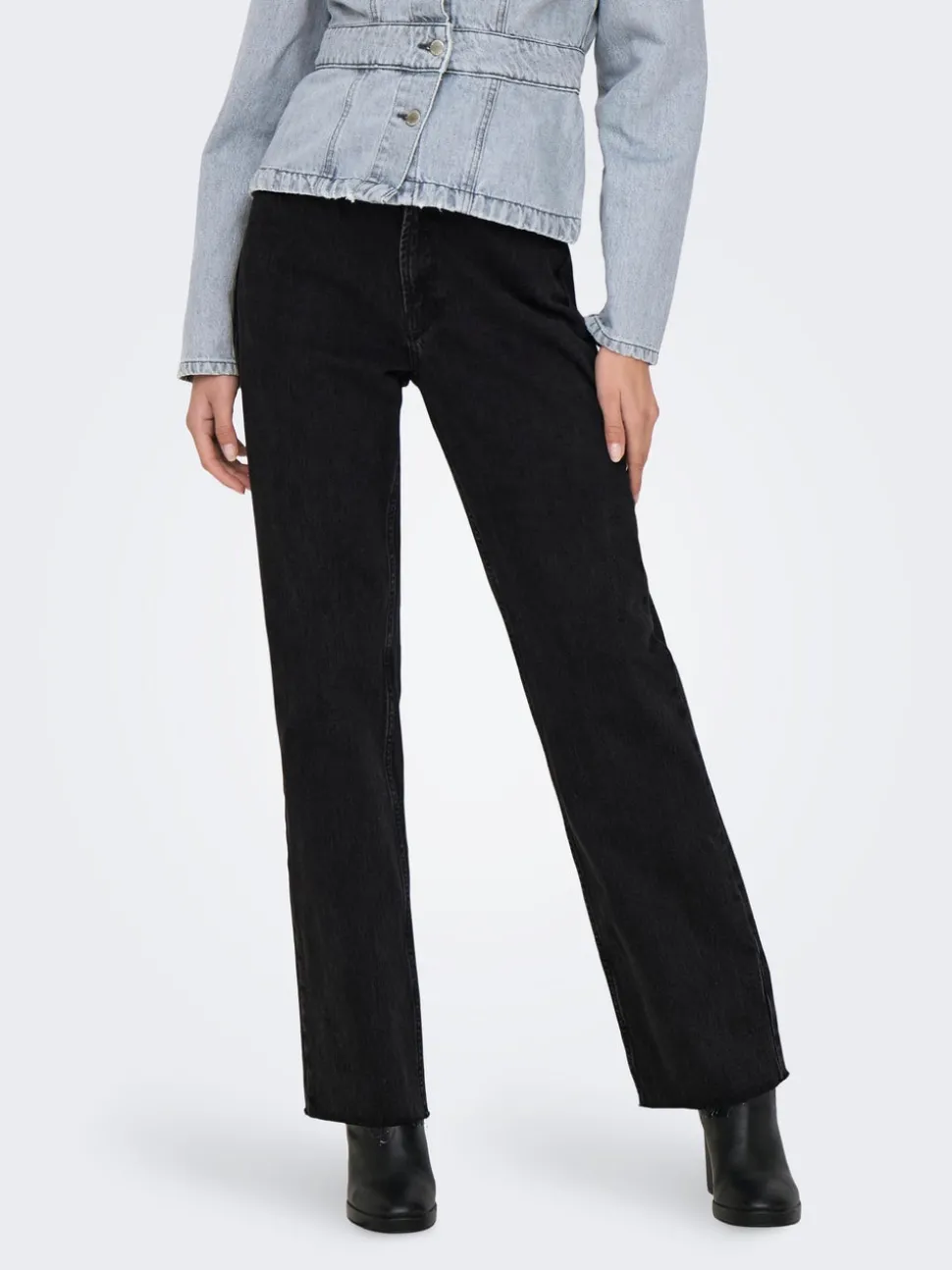 ONLRILEY Høy midje Straight Fit Jeans