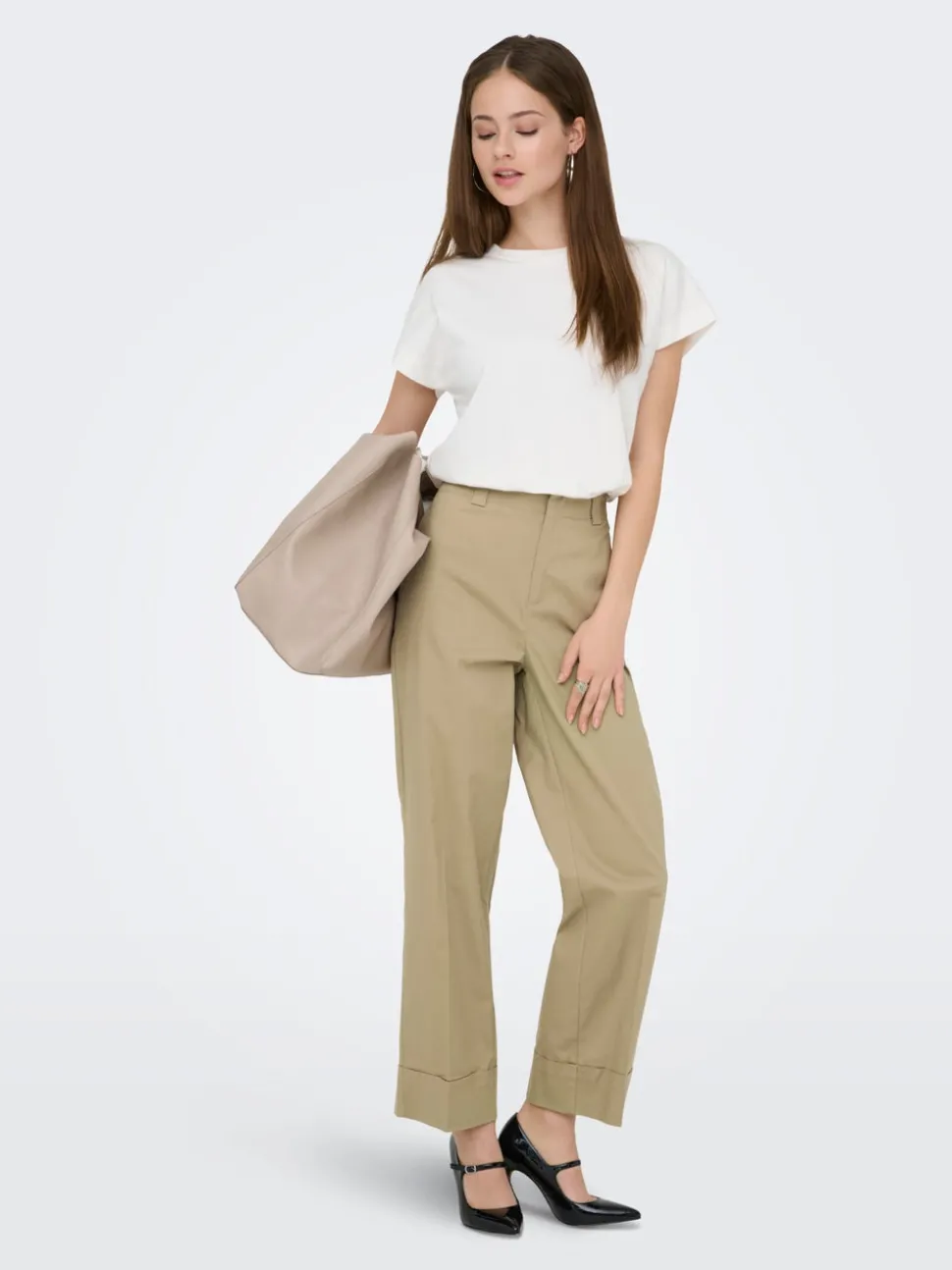 ONLROSALIE Cropped Fit Chinobukse